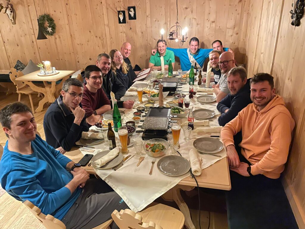 Firmenausflug: Raclette essen